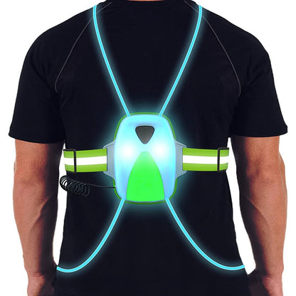 Reflecterend Hardloopvest LED Veiligheidsvest voor Avondrennen