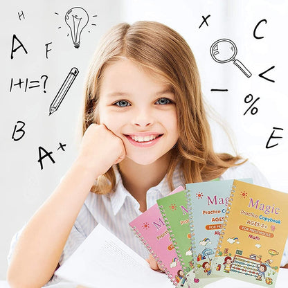 Schrijfoefenboek Herbruikbaar voor Kinderen