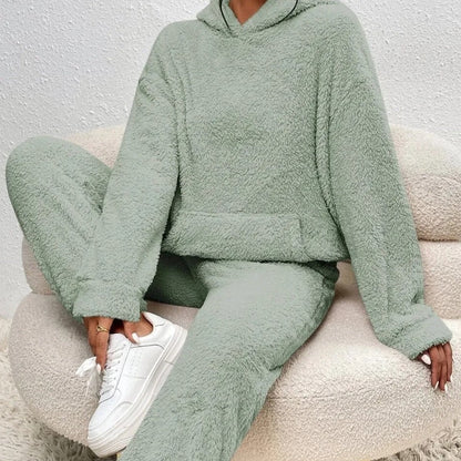 Dames Lounge Set Zacht met Hoodie en Broek