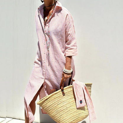 Sophie | Abito lungo elegante a righe
