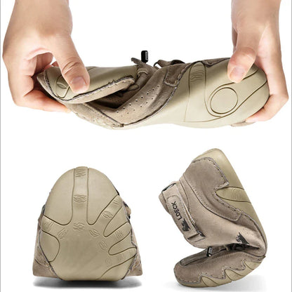Leren Winter Sneakers Warm en Veelzijdig