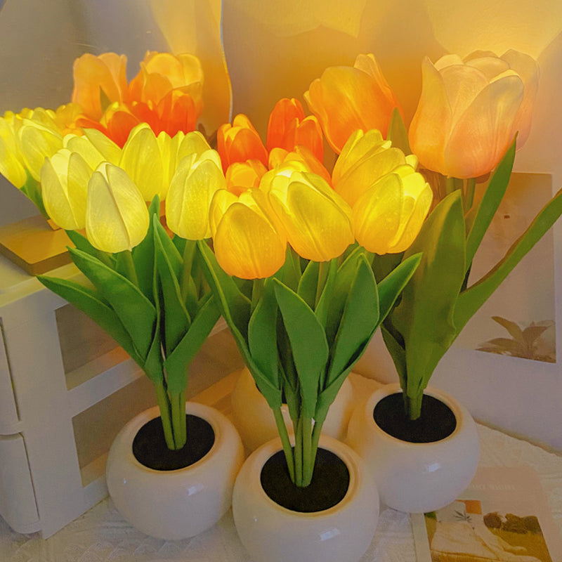 Tulpen Nachtlamp Kleurrijk Dimbaar