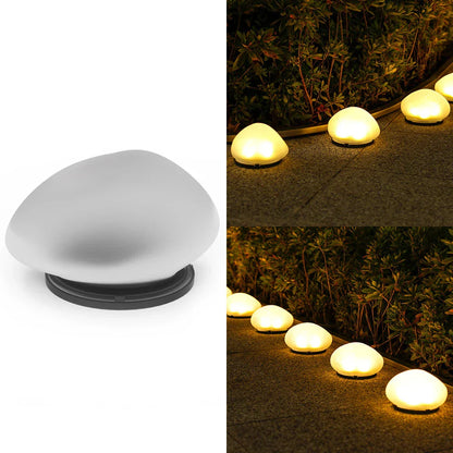 Solar tuinlamp kiezelsteen ontwerp op zonne-energie