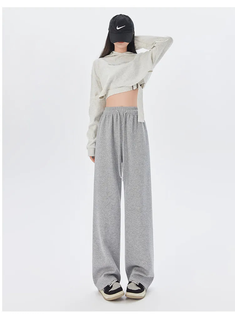 Retro Joggingbroek Vintage Stijlvol Zwart Wit