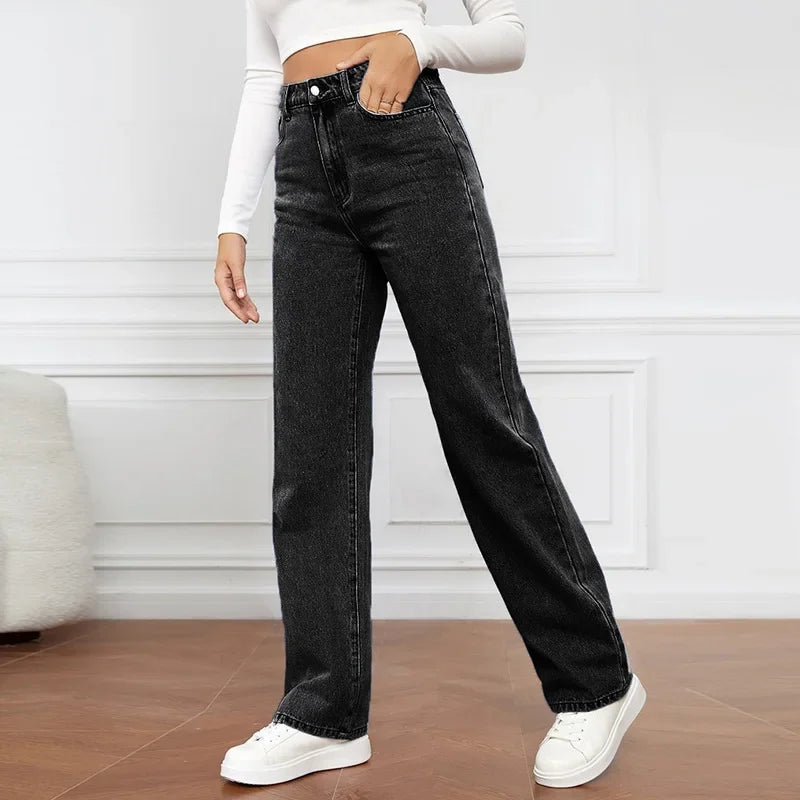 DutchDenim Hoge Taille Jeans