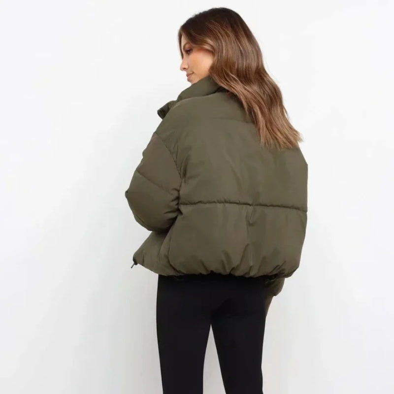 Dames Puffer Jas Lichtgewicht Warme Parka