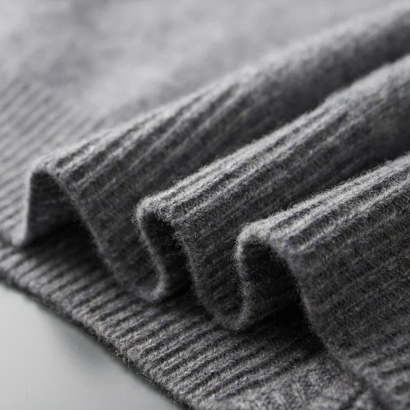 Heren Vest van Kasjmiermix, Zachte Warme Coat