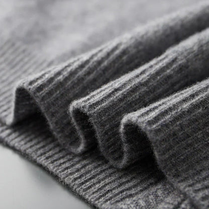 Heren Vest van Kasjmiermix, Zachte Warme Coat