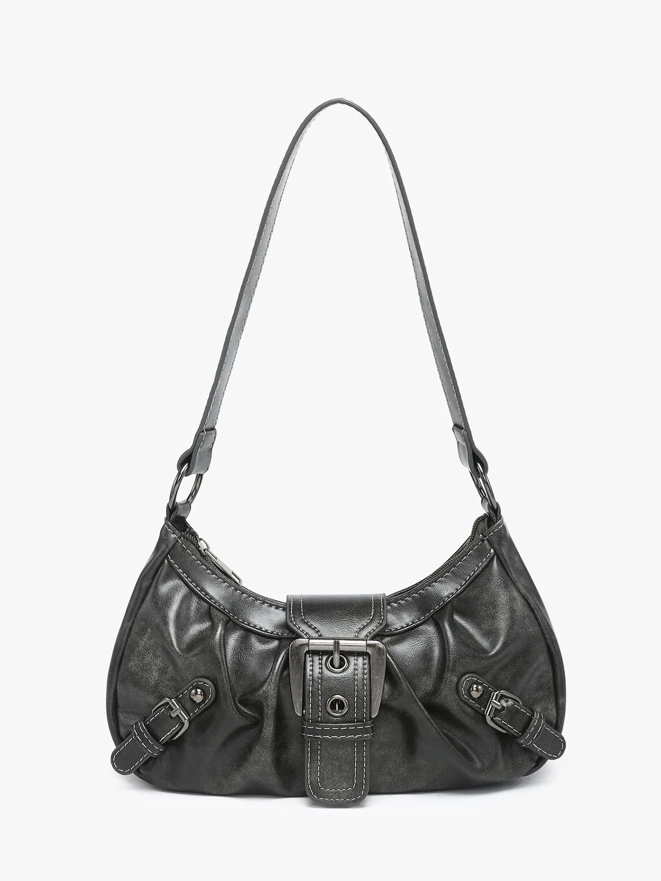 Vintage Saddle Bag – Y2K Schoudertas met Studs