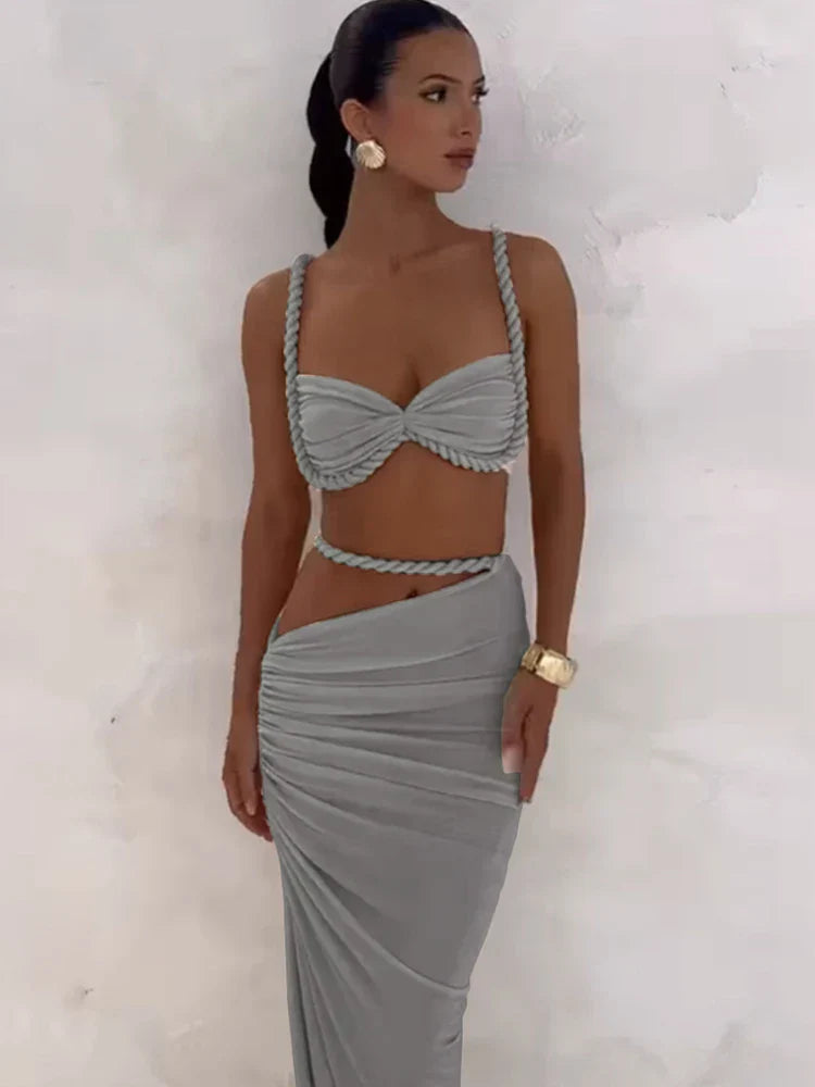 Sexy Bandage Set 2-delig met Rokjurk