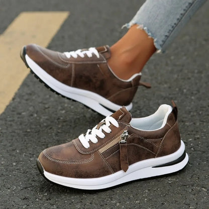 Dames Sneakers Comfortabele Pasvorm Ritssluiting
