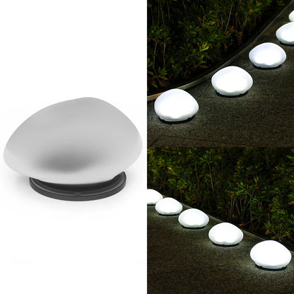 Solar tuinlamp kiezelsteen ontwerp op zonne-energie