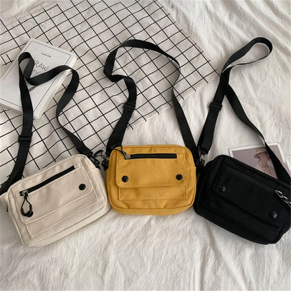 Vivella Canvas Messenger Bag voor Vrouwen