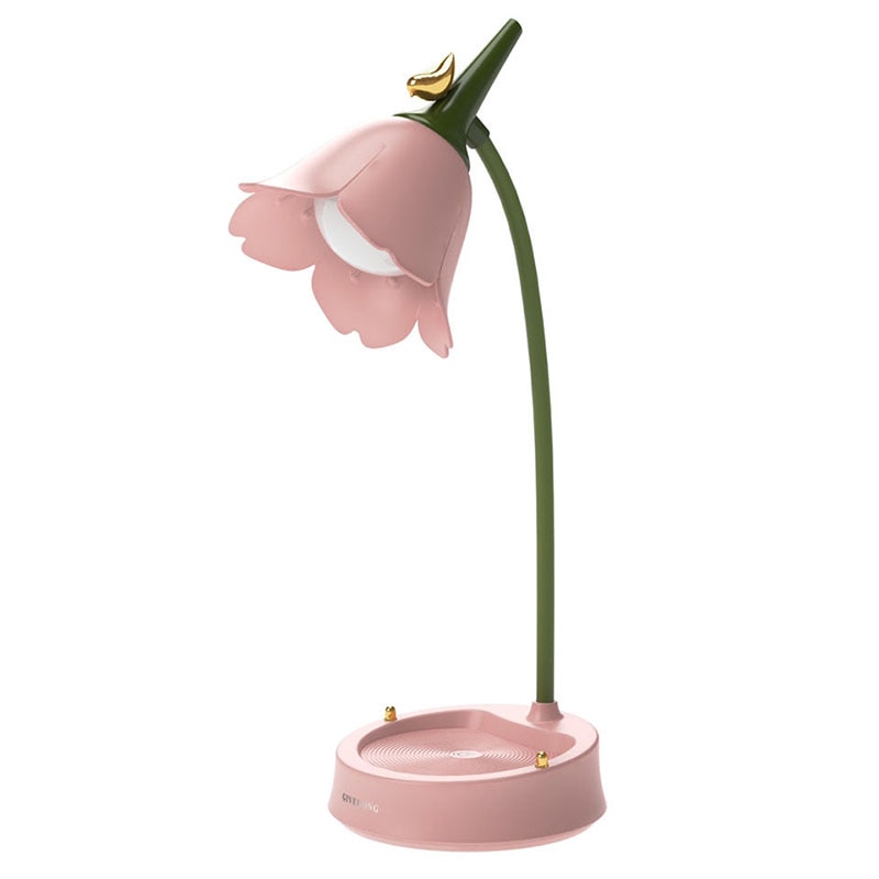 Bloemvormige Bureaulamp met Dimbare LED Verlichting