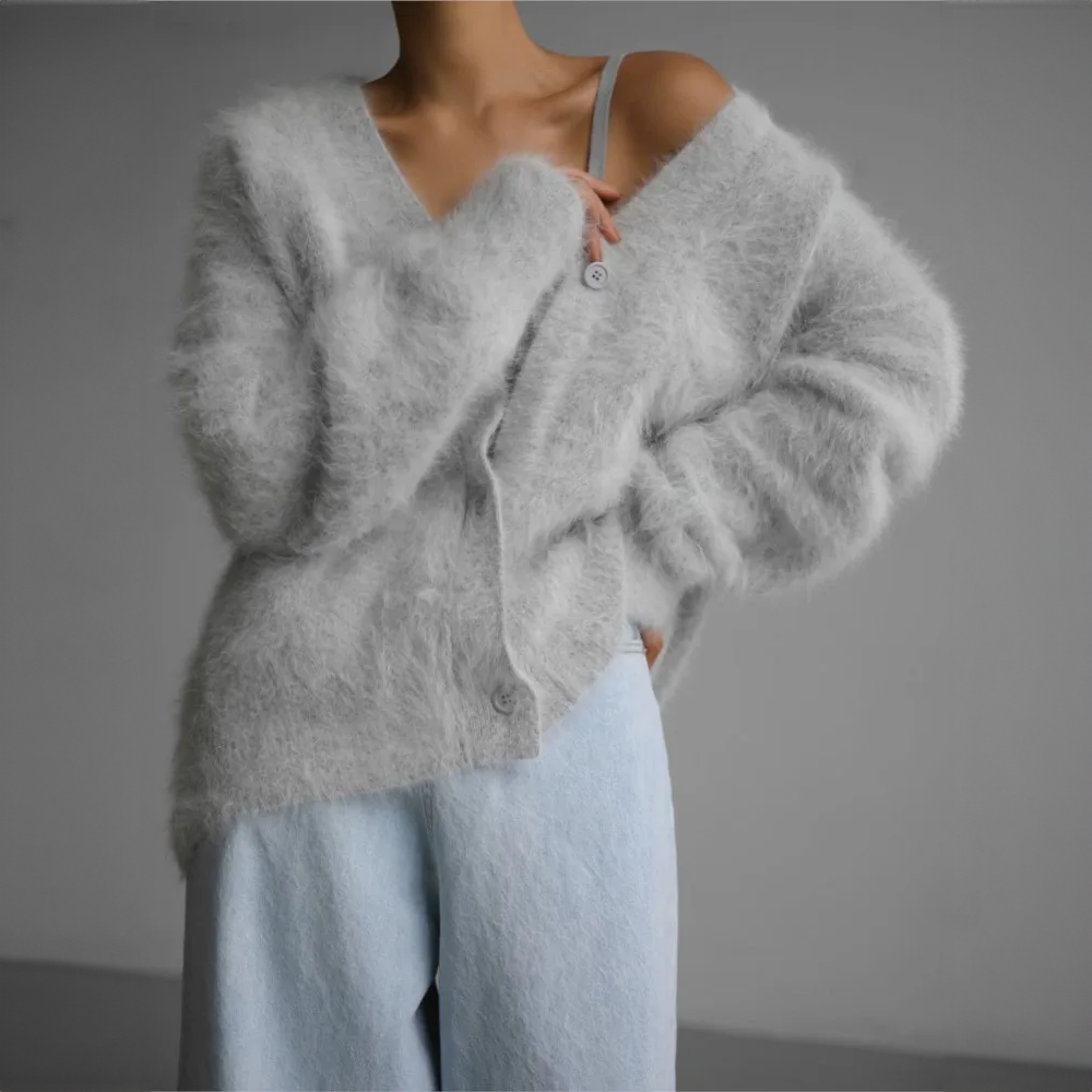 Aurora Kasjmier-Look Damesvest – Zacht en Stijlvol Wintervest voor Koude Dagen
