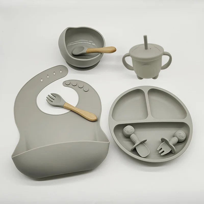 Silicone Baby Eetset Zacht en Veilig