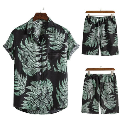 Herencombi Zomerse Hawaii Print Korte Broek - Mode Vibes