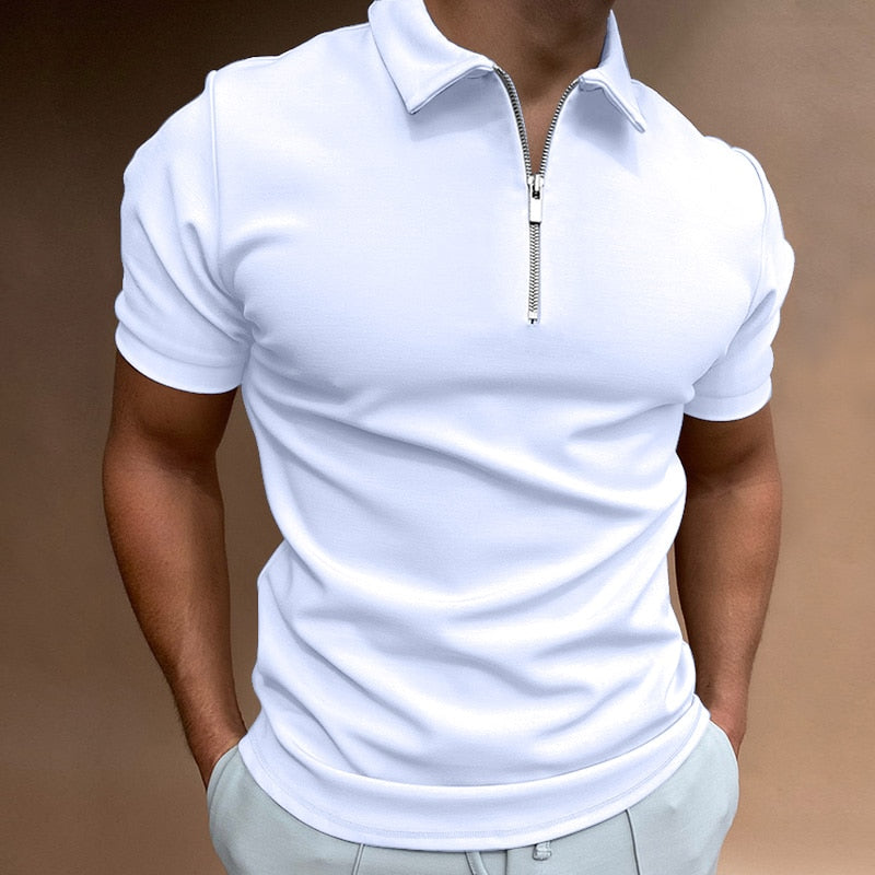 Polo Shirt Met Rits Oliver Mannen Shirt Klassiek