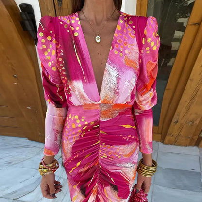 Dames Maxi-jurk Comfortabele Pasvorm