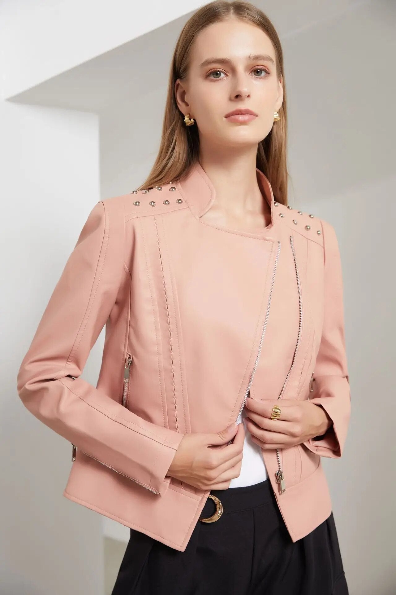 Leren Jas Carmie Stijlvol Uniek Design