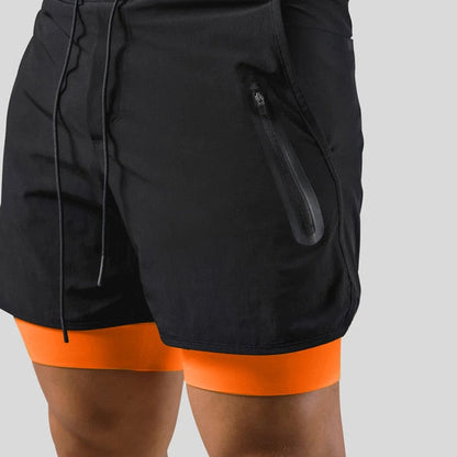 Sportbroek 2-in-1 Trainingsbroek voor Mannen Workout