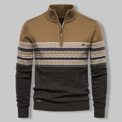 Gestreepte Sweatshirt met Rits van Summit