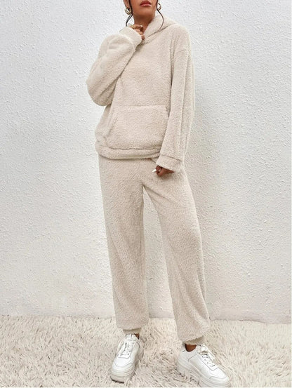 Dames Lounge Set Zacht met Hoodie en Broek