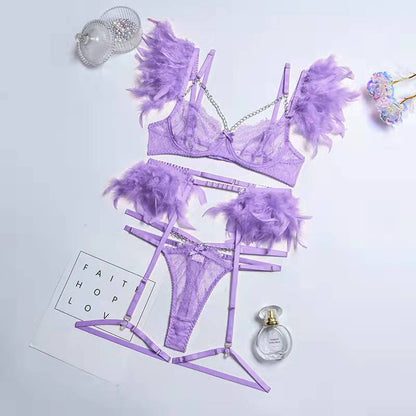 Lingerie Set 3-delig voor Vrouwen Sexy en Comfortabel