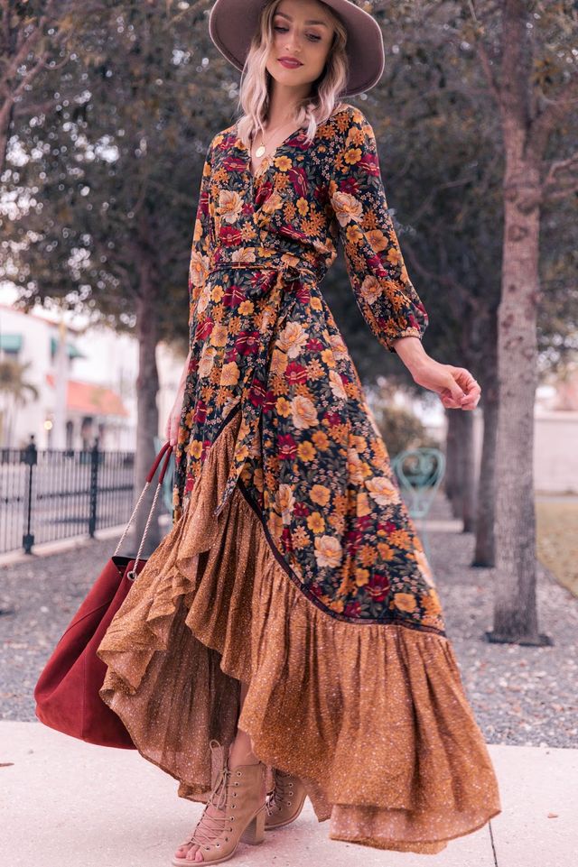 Bloemen Jurk Midi Lily Vrouwelijk Zomerjurk - Mode Vibes