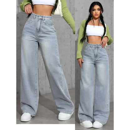 Wijd Been Jeans voor Vrouwelijke Stijl