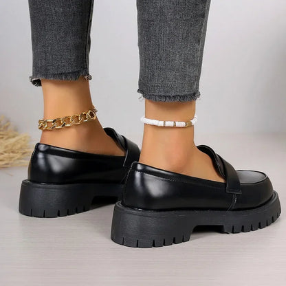 HorizonElegance Platform Loafers