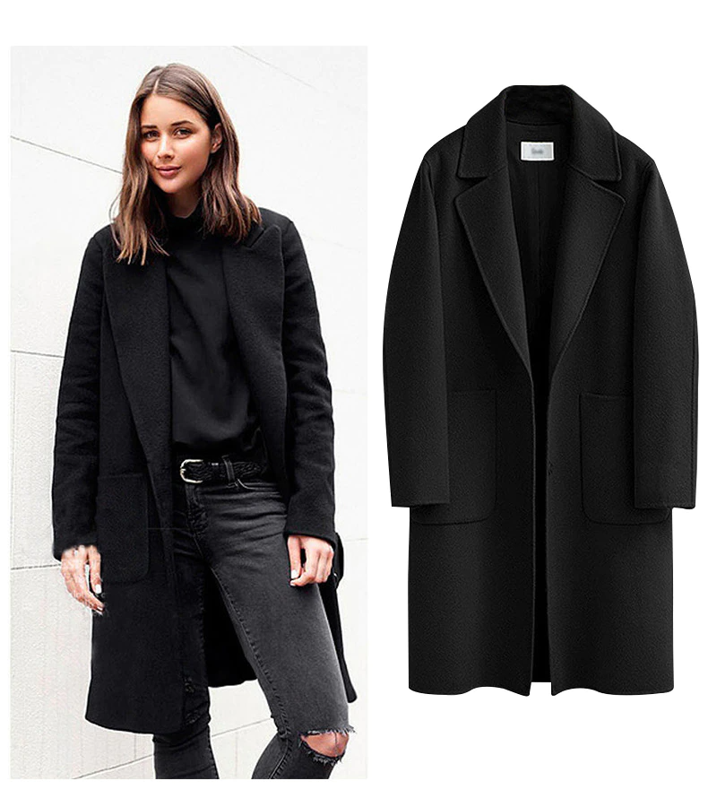 Oversized Elegante Dames Trenchcoat – Voor Herfst & Winter