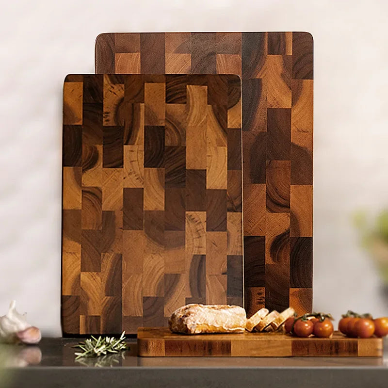 Houten Snijplank Dubbelzijdig voor Keuken en BBQ - Mode Vibes