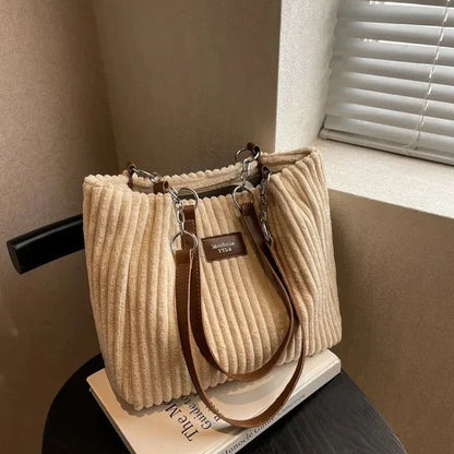 Vrouwen Fluweel Handtas Elegant Zwart