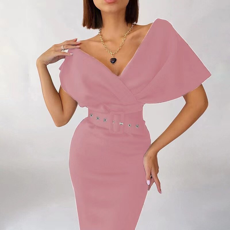 Vrouwelijke Jurk Poppy Stijlvol en Elegante Zomerjurk