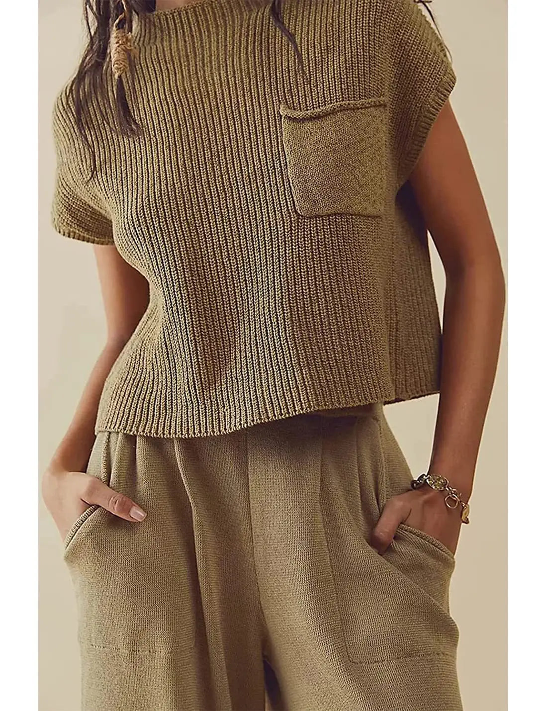 Dames Vest Zwart Leer Stijlvol - Mode Vibes