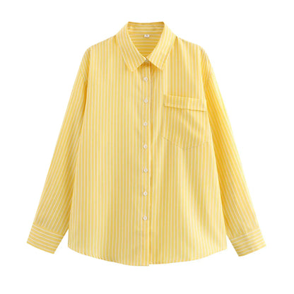 Damesblouse Gestreept Luchtig en Modern