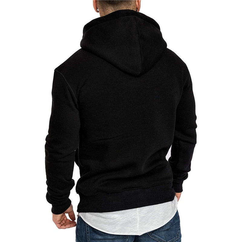 Heren Hoodie Casual met Buidelzak Zacht en Praktisch