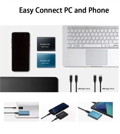 Externe SSD Ultrasnel 1TB voor Laptop en PC