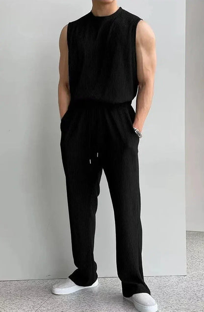 KIAN Zomerset Mouwloze Top en Wijdvallende Broek - Mode Vibes