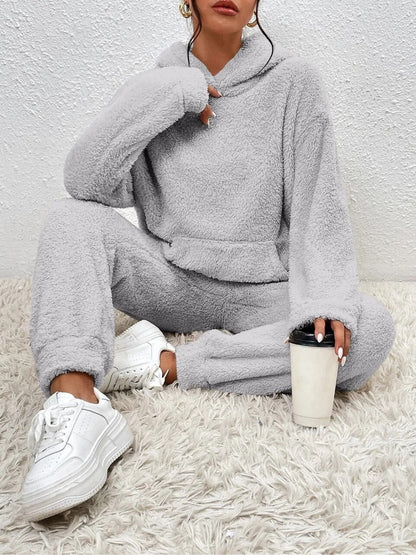 Dames Lounge Set Zacht met Hoodie en Broek