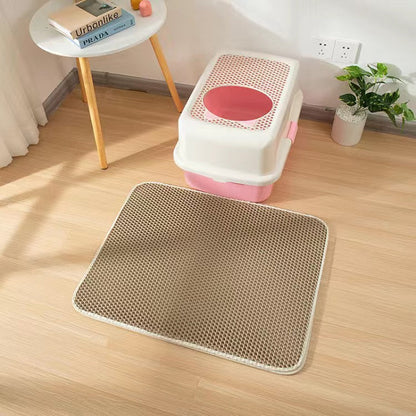 Kattenbakmat Antislip Waterproof voor Schoon Huis