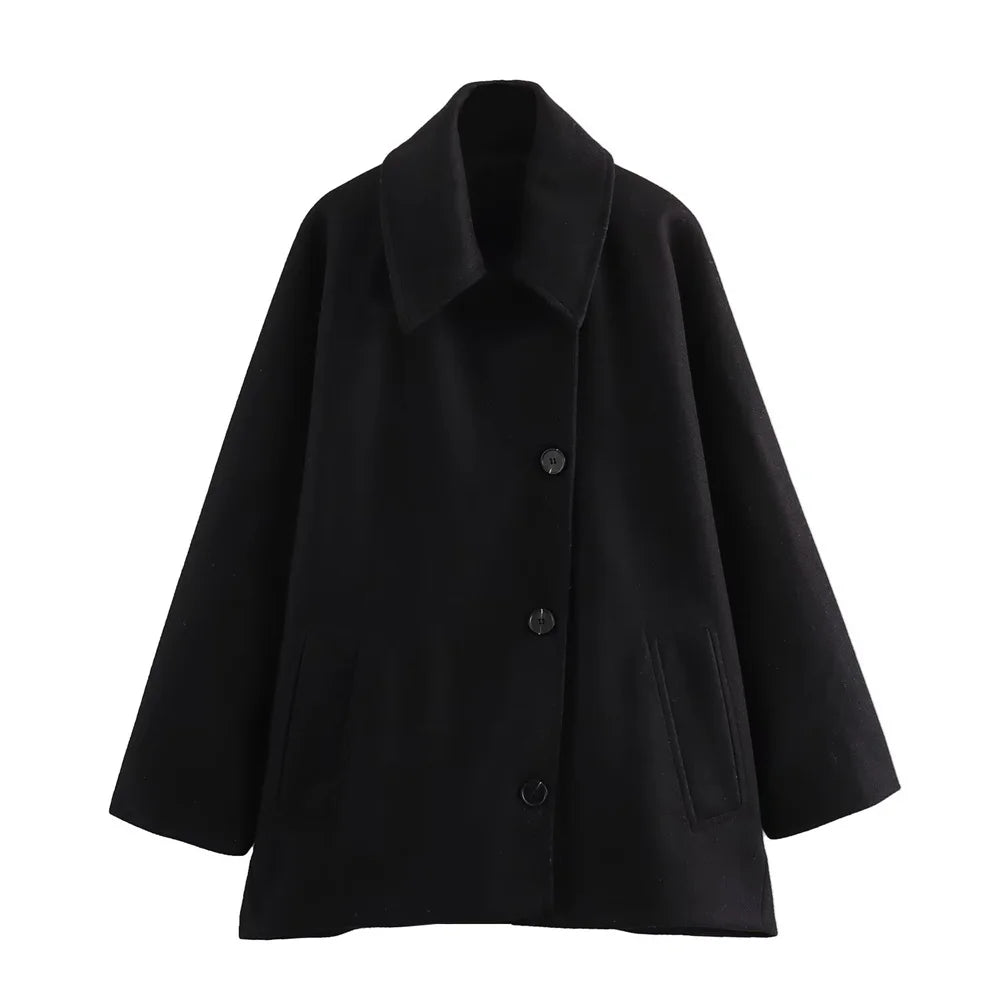 Dames Oversized Wintervest – Trenchmodel & Warm
