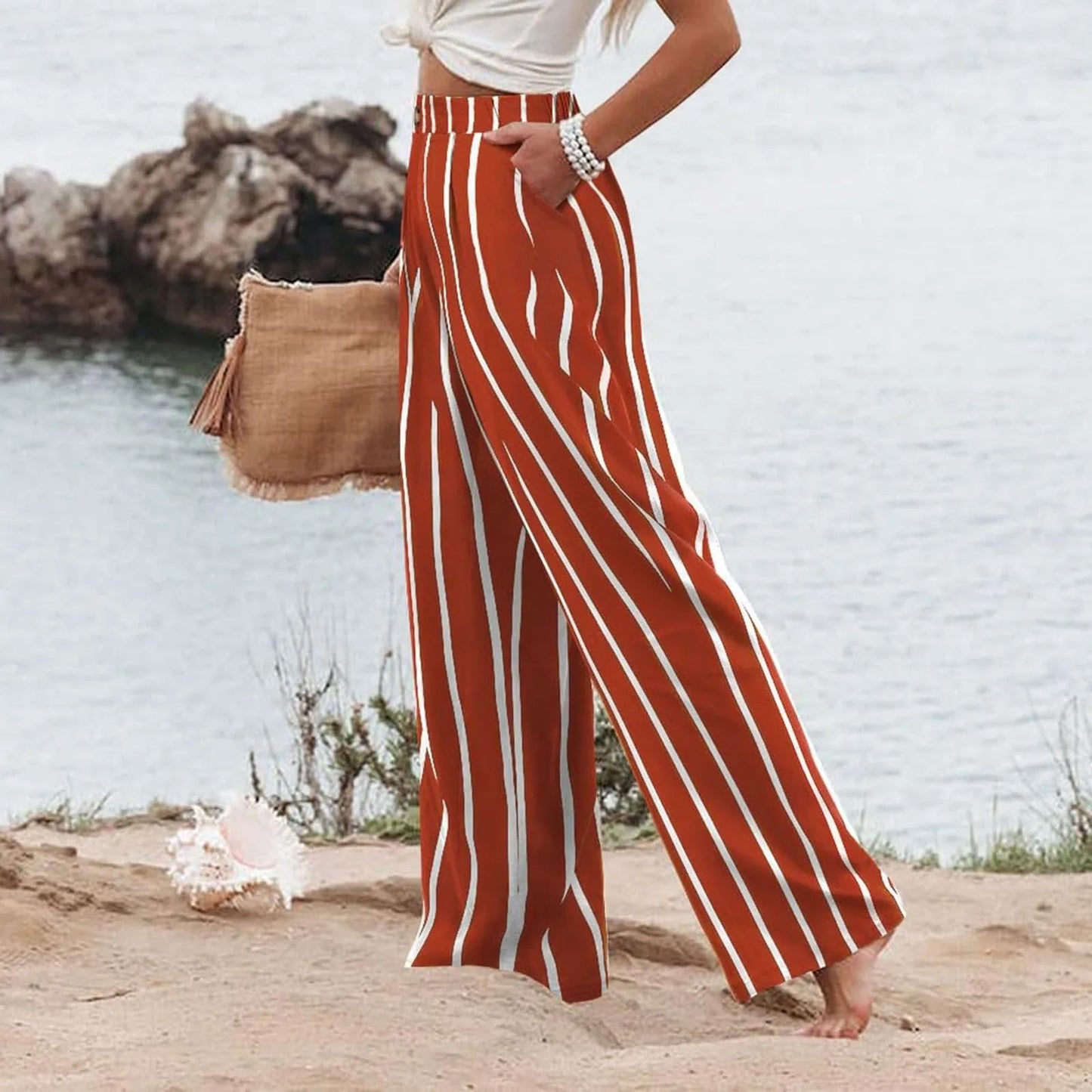 RivieraGlow Wijde Broek Dames