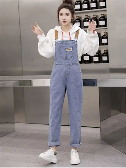 Denim Overalls - Vintage Chic