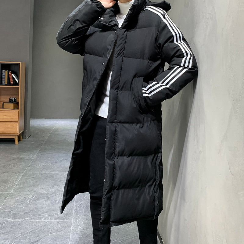 Calvin Winterjas Lange Capuchonjas Warm en Waterdicht