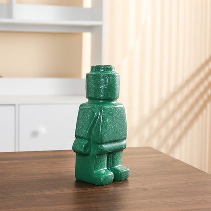 Keramische Robot Bloempot BrickBotanica Decoratief