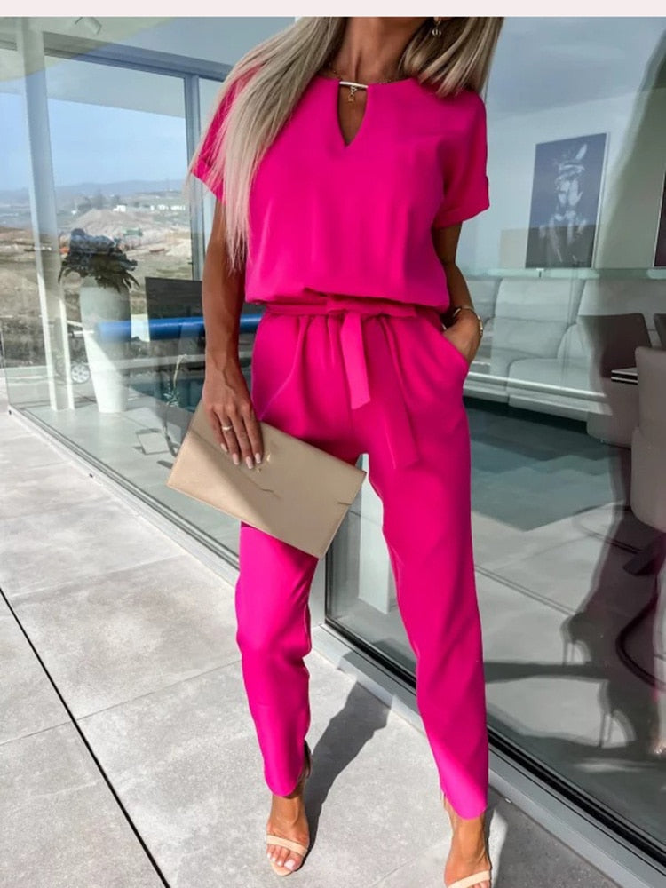 VELANORA Jumpsuit | Wijde-Pijpen Zomer Jumpsuit