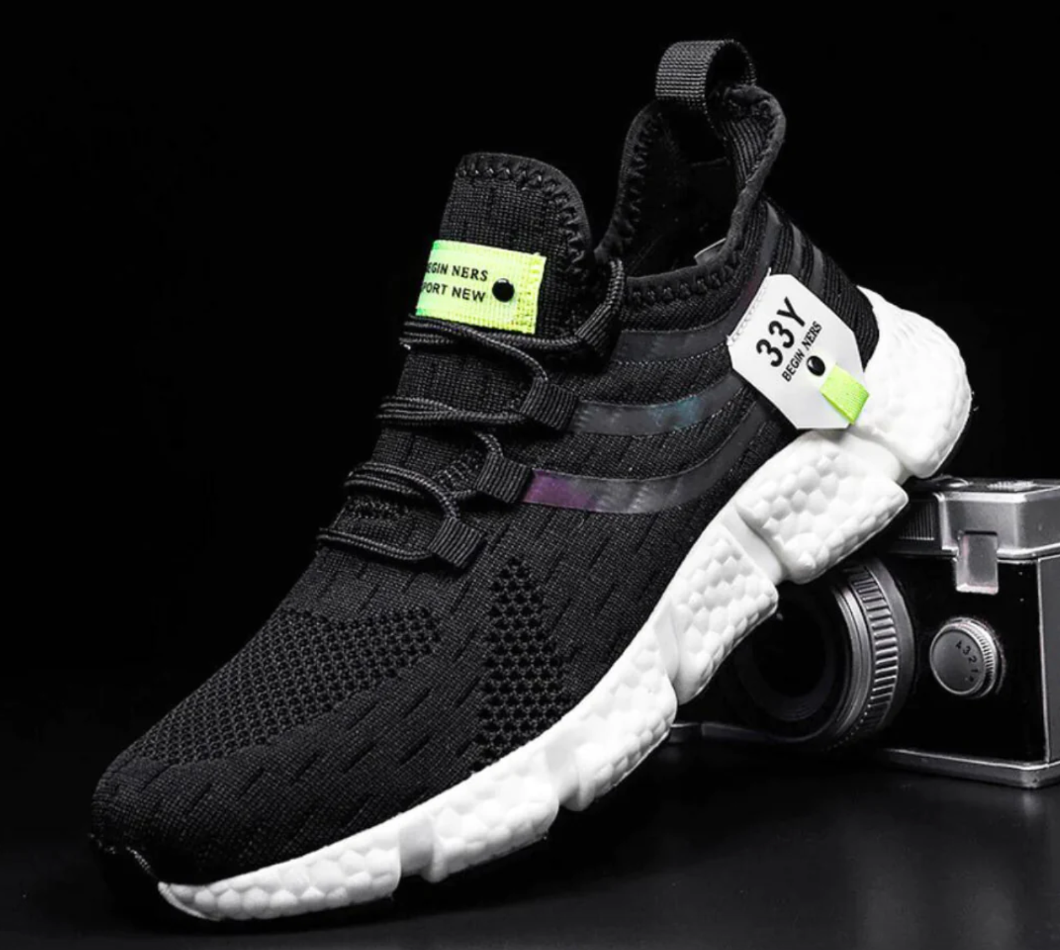 Mannen Sportschoenen Loopcomfortabel en Stabiliteit - Mode Vibes