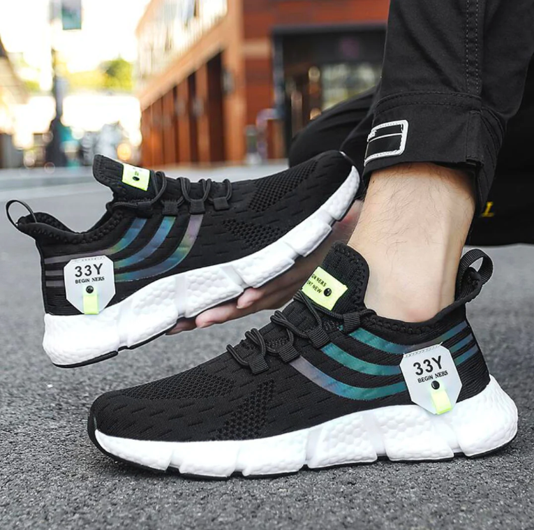 Mannen Sportschoenen Loopcomfortabel en Stabiliteit